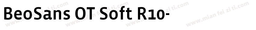 BeoSans OT Soft R10字体转换